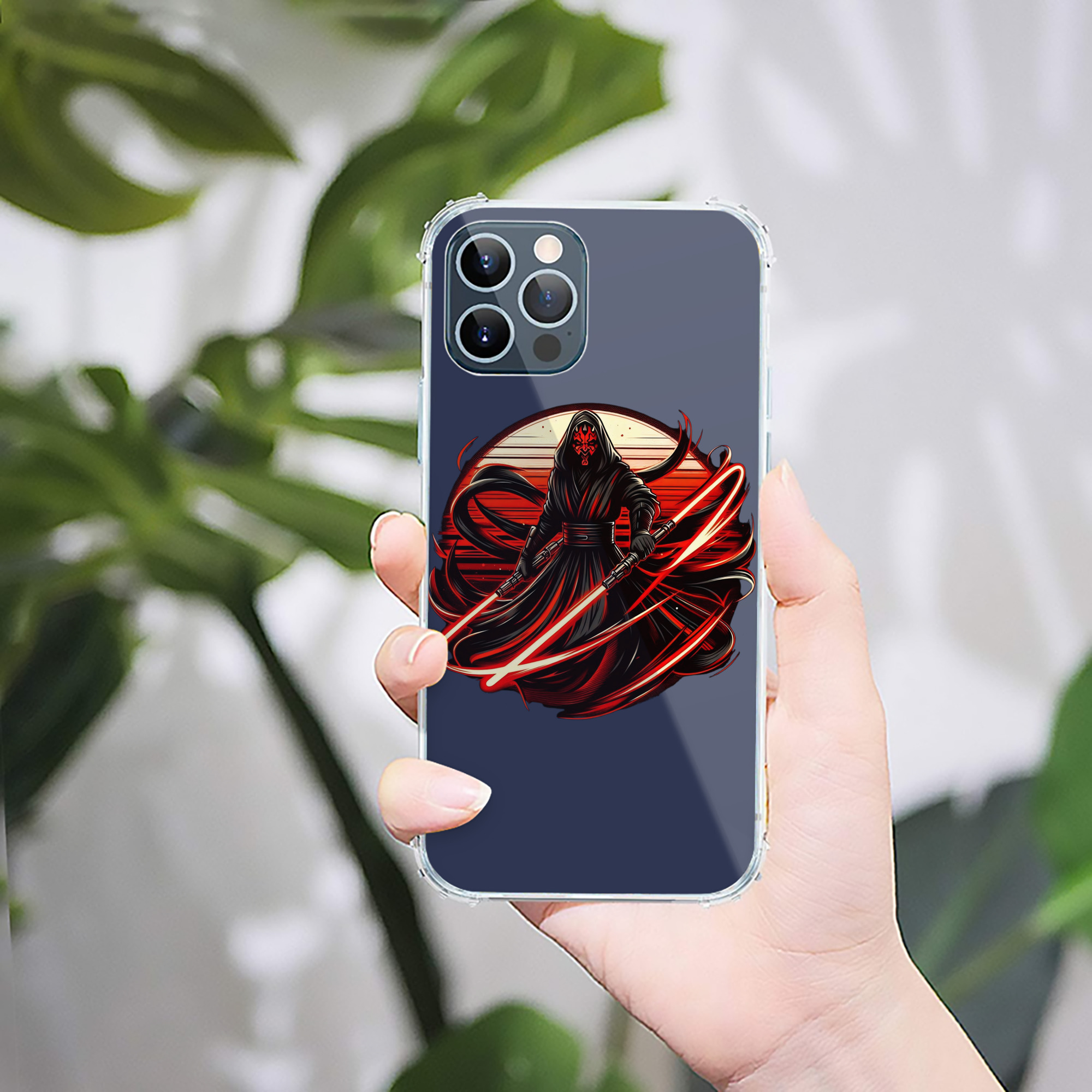 （画像用） スター・ウォーズ Star Wars 【iPhone 12シリーズ対応】透明スマホケース（クリアソフトケース）